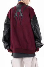 Contrast Sleeve Bomber Jackets
