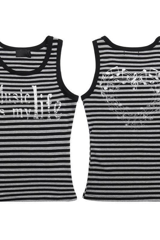 Striped Cami Tank Top