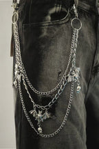 Bat Multi-Layer Metal Waist Chain