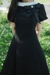 Elegant Crane Print Retro Maxi Dress