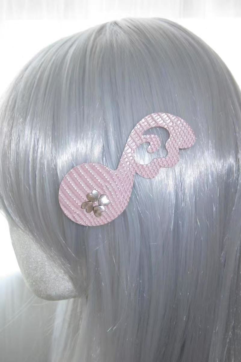 Y2K Angel Wing Note Hair Accs