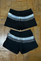 Bullet Graphic Hot Pants