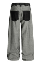 Graphic Panel Denim Pants