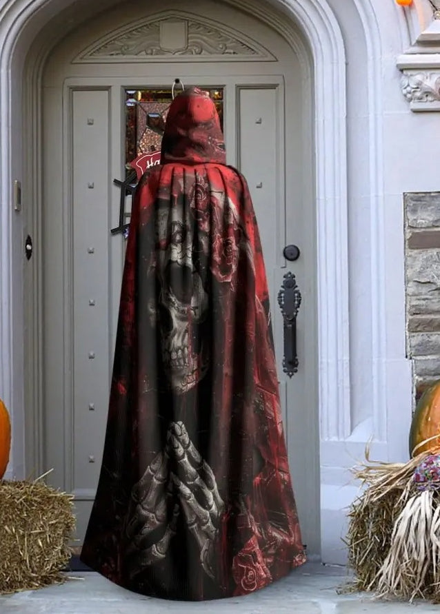 Santa Muerte Embroidered Cloak