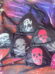 Gothic Dark Skull Swimwear