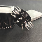 Gothic Double Row Rivet Bracelet