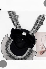 Punk Spice Y2K Lace Long Streamer Beret Hat