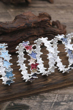 Color Enamel Asymmetrical Star Y2K Bracelet
