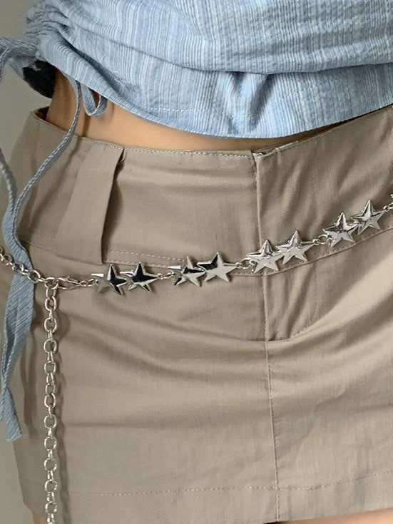 Y2K Star Retro Metal Waist Chain Secondary image