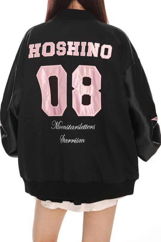 Star Bow Graphic Varsity Jackets