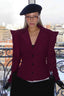 Pointed Shoulder Button Front Coats