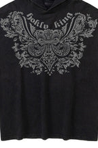 Hooded Graphic Sleeveless Tank Top