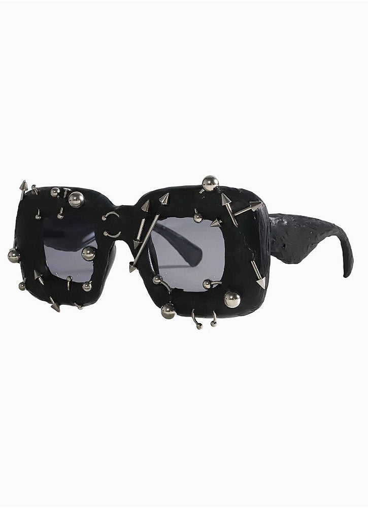 Studded Punk Street Design Glasses