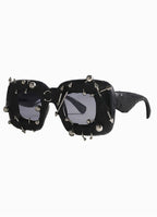 Studded Punk Street Design Glasses
