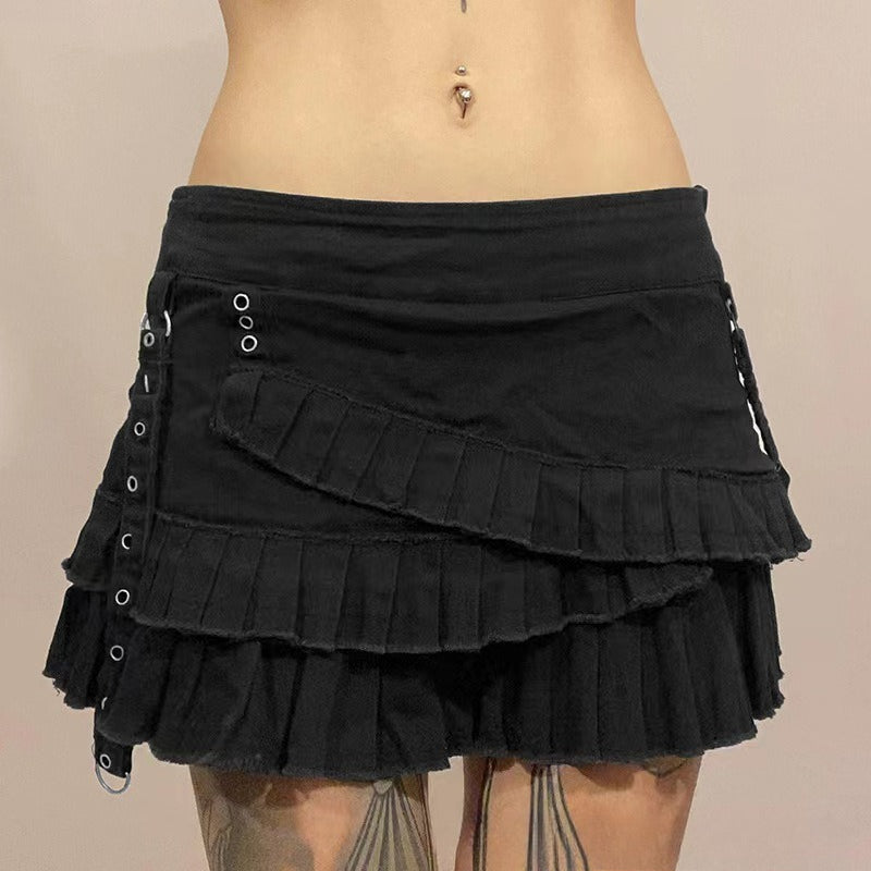 Gothic Street Low Rise Short Skirt Main image