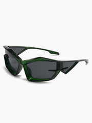 Cyber Y2K Transparent Tech Glasses