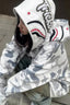 Retro Camo Double Hoodie Zip-Up Hoodie