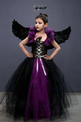 Winged Witch Kid Halloween Costume