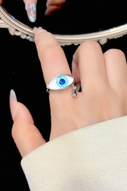 Teardrop Eye Unique Delicate Ring Secondary image