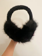 Dark Y2K Punk Butterfly Fuzzy Earmuff