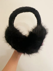 Dark Y2K Punk Butterfly Fuzzy Earmuff