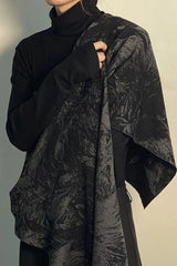 Dark Warm Long Cashmerette Scarf