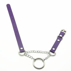 Promotion Punk Catgirl Maid Circle Choker Necklace Purple Halloween