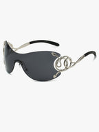 Winding Snake Rimless Connected Glasses