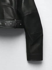 Vintage Belted Short Jacket