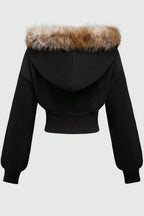 Ornate Graphic Pom Detail Hoodies