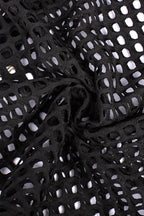 Slim Fit Star Mesh Hoodie