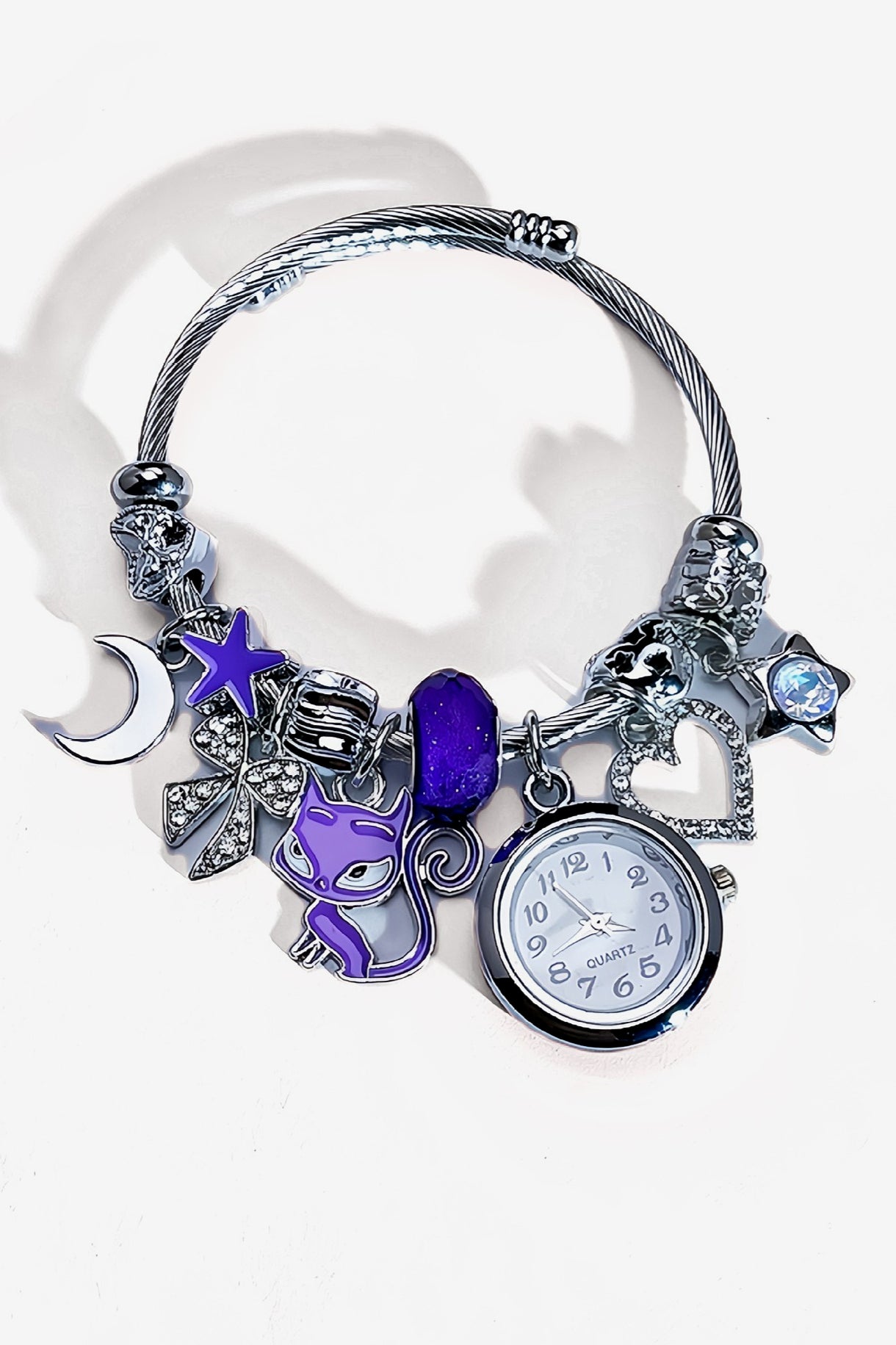 Y2K Cat Beaded Watch Bracelet Secondary image