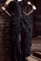 Gothic Banquet Lace Midi Dress