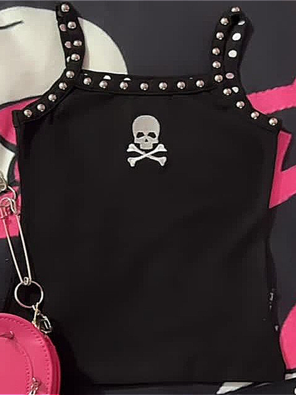 Dark Punk Rivet Print Cami Secondary image