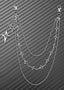 Rock Four-Pointed Star Waist Chain