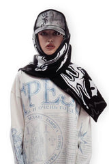 Unisex Streetwear Vintage Warm Knit Scarf