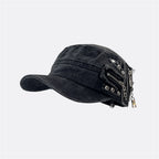Vintage Street Metal Rivet Hat