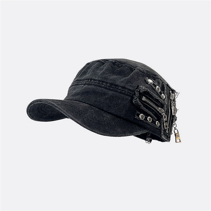 Vintage Street Metal Rivet Hat
