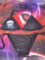 Gothic Dark Skull Swimwear