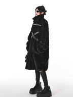 Thick Soft Fuzzy Fur Long Coat