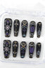 Gothic Dark Pattern Press On Nails