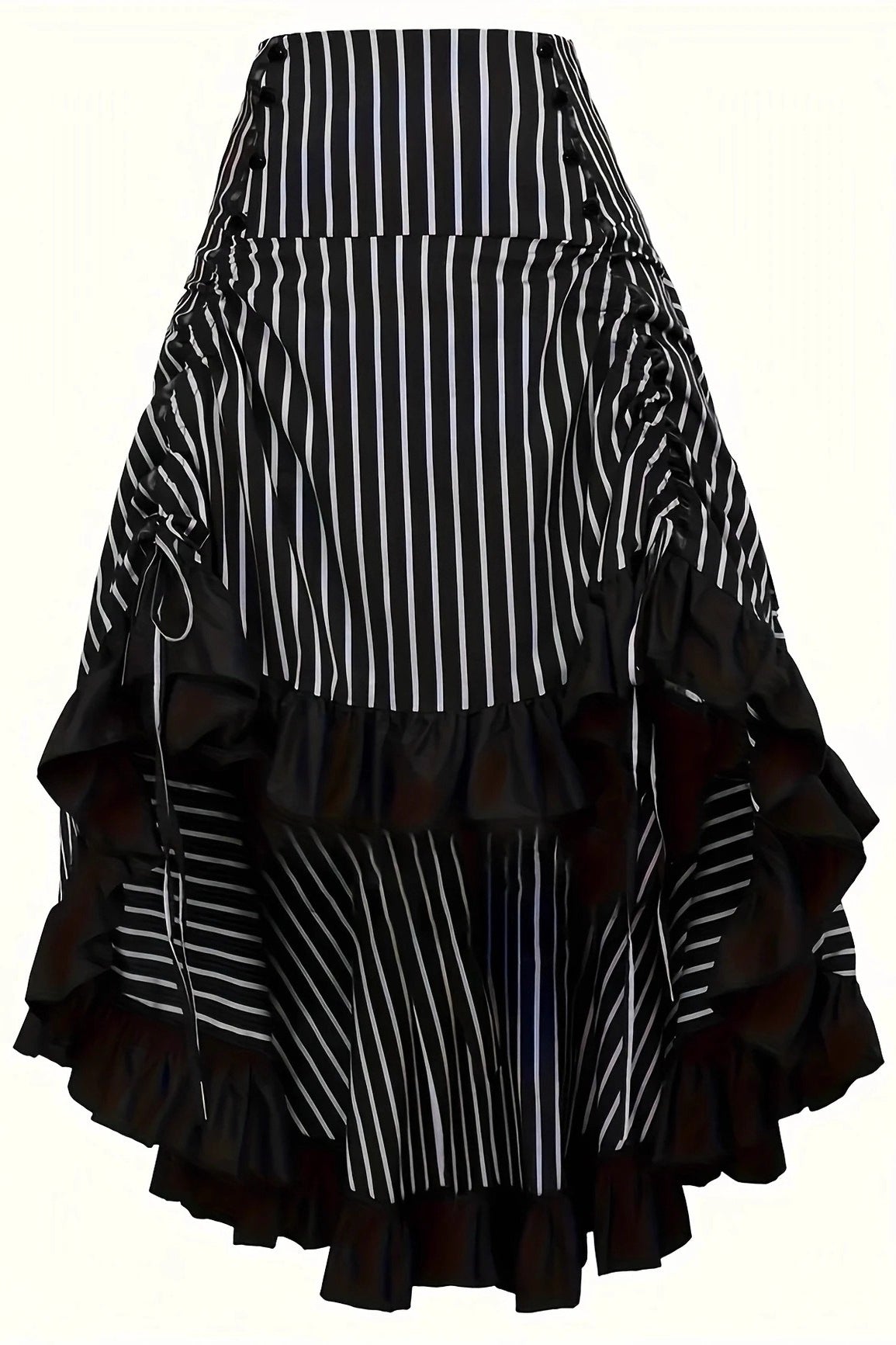 Asymmetric Gothic Ruffled Skirt Secondary image