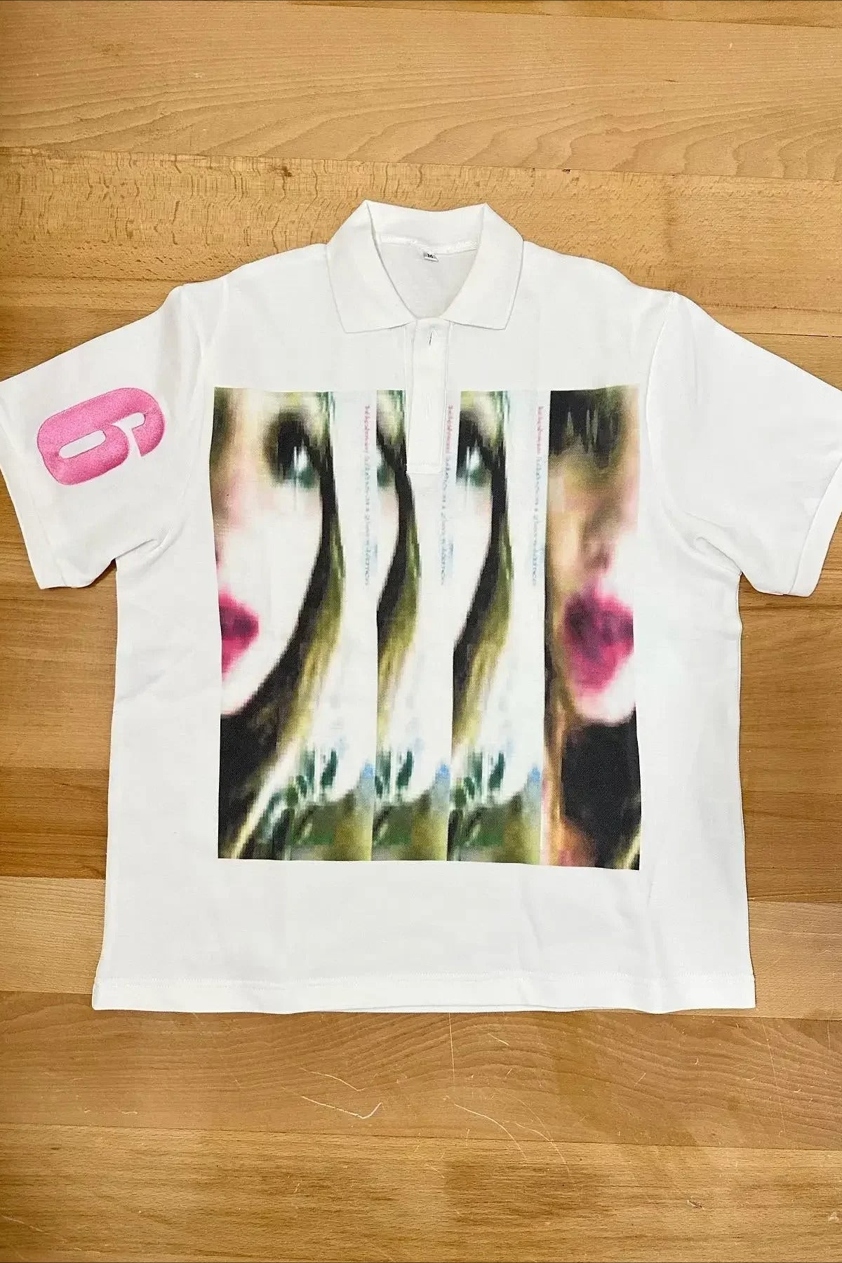 Black White Splicing Oversized T-shirt Secondary image