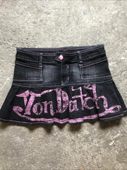 Y2K Harajuku Goth Sexy Spice Girls Skirt