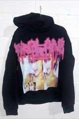 Drolandmiller Y2K Gothic Oversized Grunge Hoodie