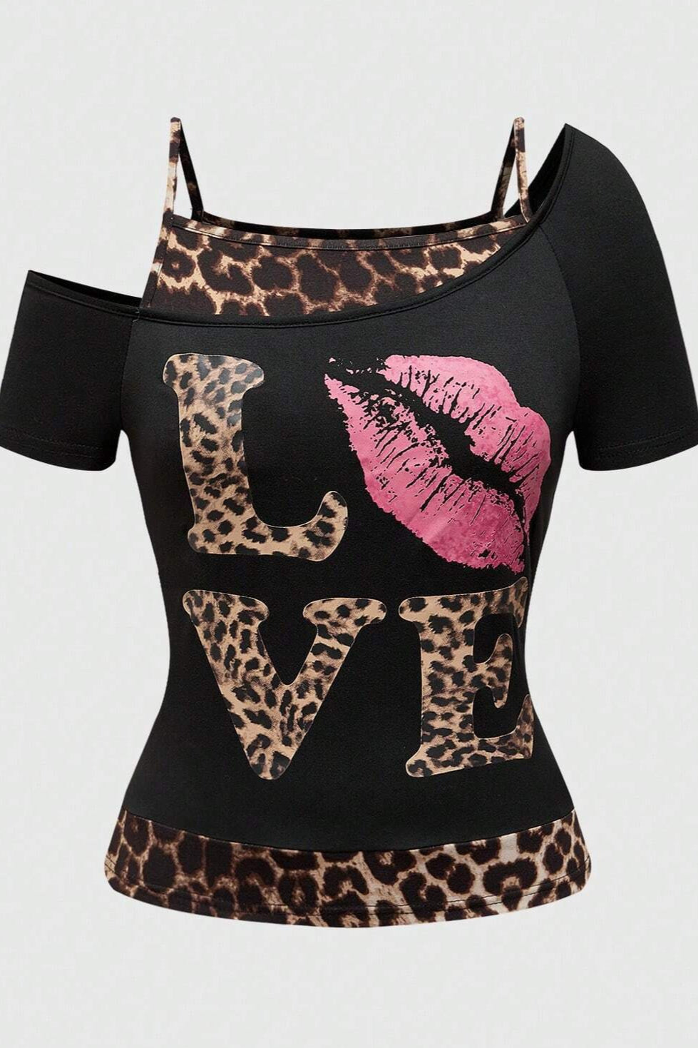 Leopard Love Off Shoulder Cami Top Secondary image
