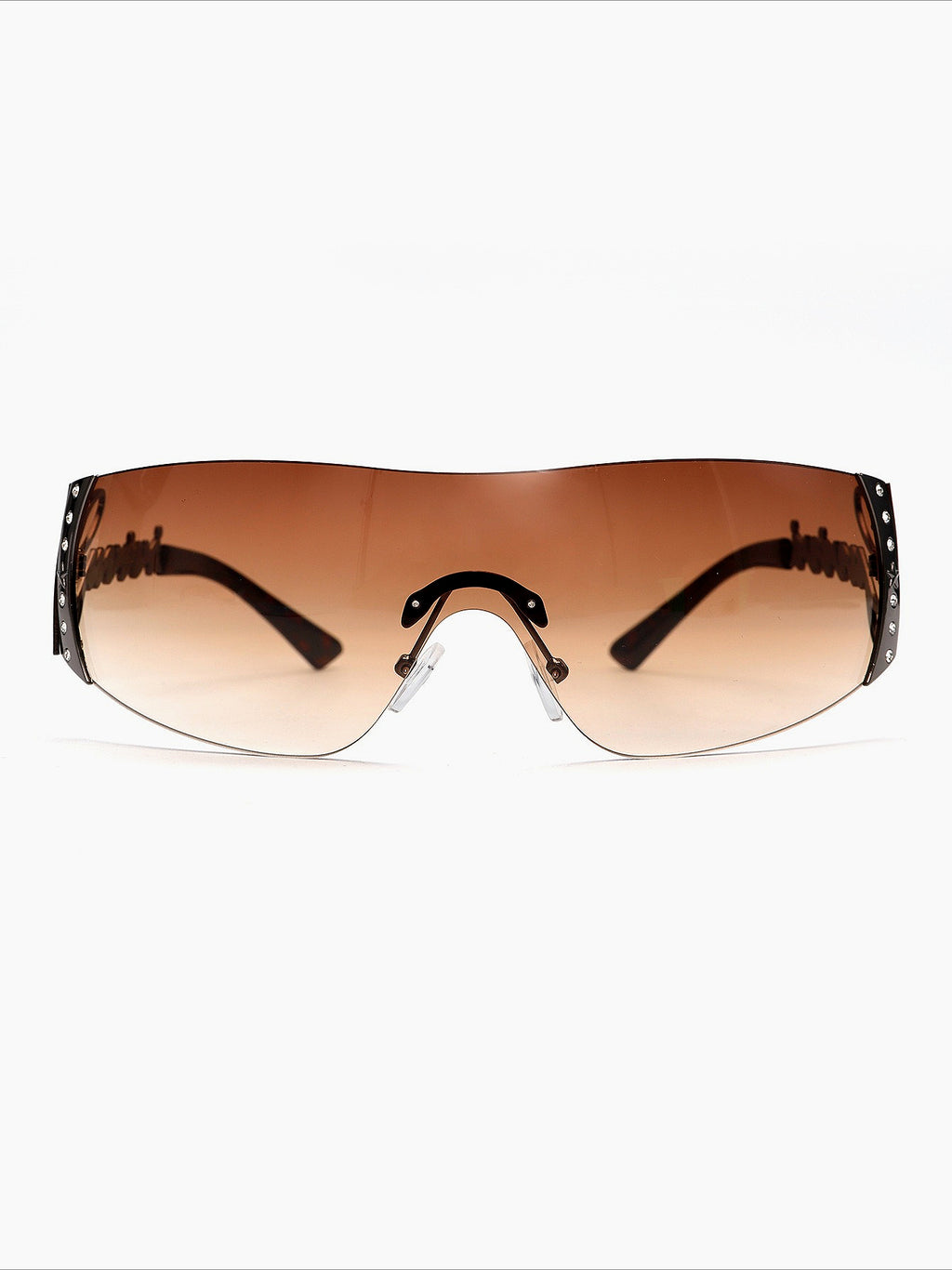Metal Rhinestone Y2K Glasses