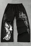 Assorted Graphic Drawstring Wide Leg Pants
