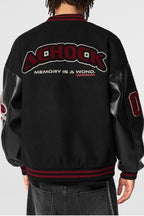 Letter Patch Snap Front Varsity Jackets