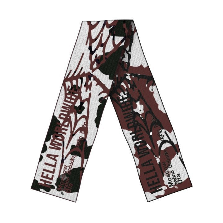Dark Flame Reversible Jacquard Versatile Scarf Main image